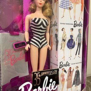 1993 Mattel 35th Anniversary Barbie Doll Blonde NRFB